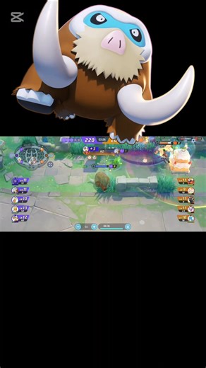 キュワワーと魅せる!!マンムー最高の瞬間がこちら！ #highlights #ゼッチュウ #ポケモンsv #ポケモン #モンタージュ #pokemon #pokemonunite