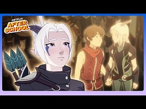Rayla & Callum's Flashback Moment 😍 The Dragon Prince | Netflix After School