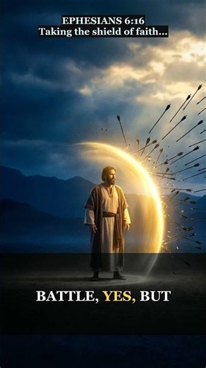 The Shield of Faith Is Not Lifted With Your Arm