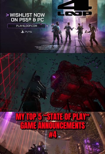4 Loop Game Highlights from State of Play Showcase