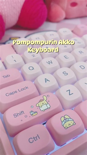 Pompompurin Akko Keyboard Setup for Sanrio Fans