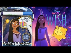 Wish Imagine Ink Coloring & Activity Book | Color REVEAL With Mess-Free Marker