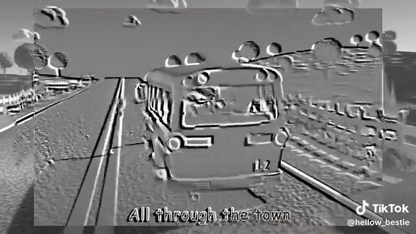 the wheels on the bus go round and round sound and video edit effects