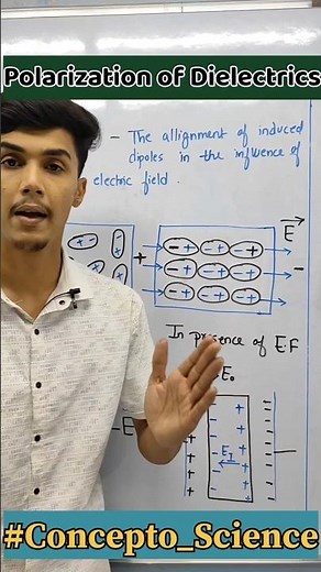 Polarization of Dielectrics💥#physics for Class 12 MP/CBSE
