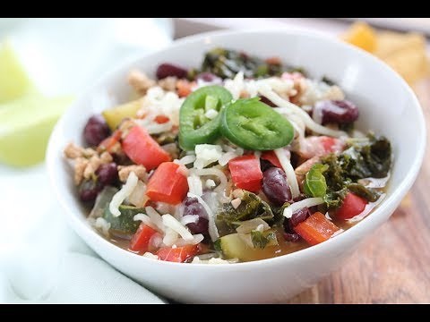Turkey +Veggie Chili Recipe | Easy Healthy Turkey Chili