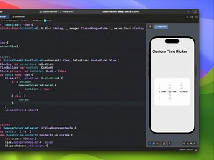 SwiftUI Custom Time Picker Like Apple Timer App - iOS 16+