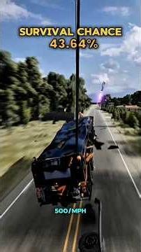 Which vehicle will survive an instant acceleration upto 500/MPH? #beamngdrive