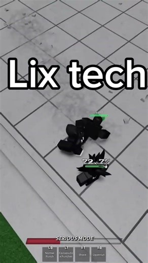 Lix tech #roblox #tsb #practice #clips