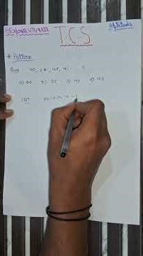 Number Pattern Aptitude | TCS Pattern Question | Logical Reasoning | Shorts