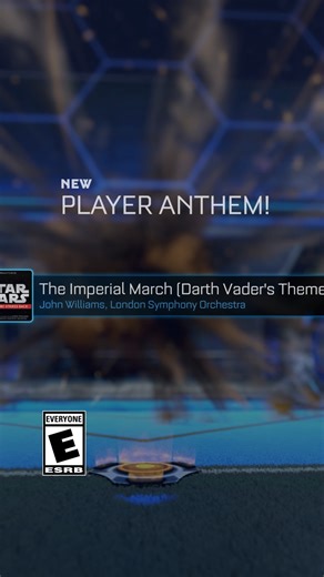 Embrace the Star Wars vibes with the Imperial March Player Anthem. | Rocket League