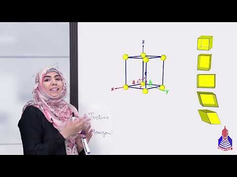 crystal lattice and unit cell class 11 by pgc || crystal lattice pgc lecture