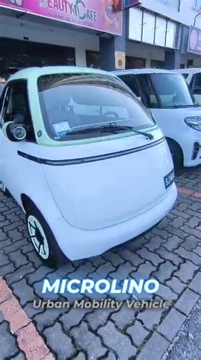 MICROLINO - a compact 2-seater electric car with a 228 km range, 90 km/h top speed, and a 4-hour charging time. With a footprint 60% smaller than a conventional EV, it’s designed for city use — and will be road legal in Malaysia, set to hit the roads by early 2026. #caricarz #carz #Microlino #godaddymotorsport | CariCarz.com