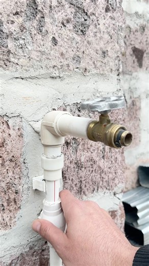 How to quickly and reliably install an outdoor faucet #diy #handwork #home