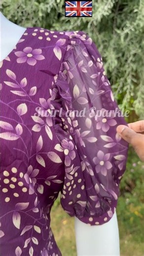 Pretty in Purple floral dress