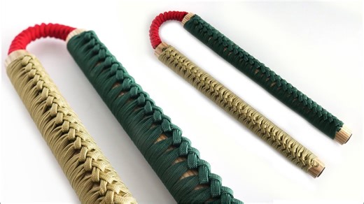Paracord Nunchaku Wrap Tutorial – Master the Half Hitch Handle Design