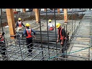 筏基地梁馬椅架設
