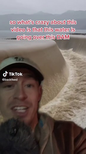 #duet with @damhouse Crazy Dam! 🦫 #dam #water #river #foryou #westauckland #backfeed