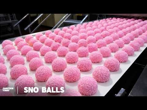Inside the Hostess Factory | How Sno Balls Are Made
