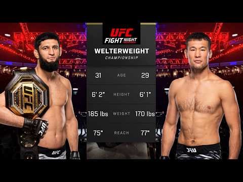 Khamzat Chimaev vs Shavkat Rakhmonov Full Fight - UFC 5 Fight Night