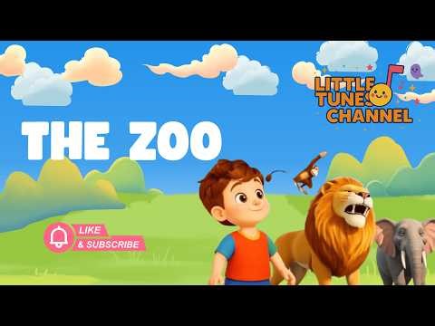 The Zoo 🦁 | Learn Animals in English | Fun Kids Song | Little Tunes