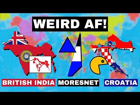 The 20 WEIRDEST Shaped Countries That Have EVER EXISTED!