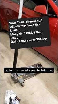 Aftermarket Wheel issue U may not know you have, UNTIL... #aftermarketwheels #teslawheelmods