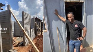 Neat 1-bedroom house that cost R22k to build leaves South Africans inspired