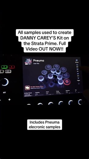 Danny Carey’s Drum Kit Samples | #shorts #dannycarey #tool #drums #samples #alesis