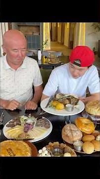 I TOOK MY DAD TO A KAZAKH RESTAURANT🇰🇿