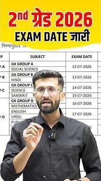 RPSC Big Update l 2nd Grade Exam Date & Time Table l Madan sir mind map #rpsc #2ndgrade #shorts