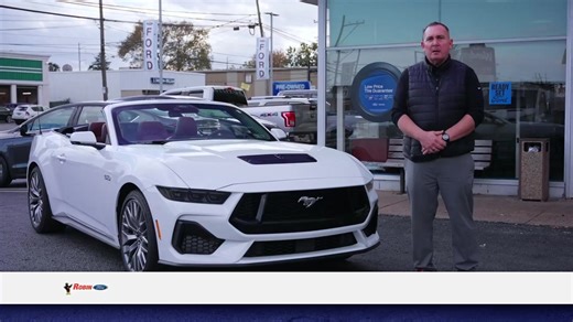 The 2025 Mustang GT 5.0 convertible is calling your name. Take a walk around, and grab the keys at Robin Ford! | Robin Ford Inc.
