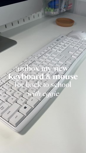 Unbox my new mouse and keyboard set with 🍳 Keyboard is from @Logitech and it’s a wireless set for $30! I wanted to recommend this set for those who are going back to school and need a brand new set of keyboard and mouse for less than the usual amount. Tags: #studytok #studying #study #stationery #stationeryaddict #studywithme #keyboard #keyboardasmr #logitech #aesthetic #studytips #studyhacks #tech #techtok