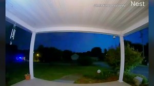 49K views · 1.2K reactions | This doorbell camera captured footage of a suspected meteor in London, Kentucky Wednesday morning: | The Weather Channel | Facebook