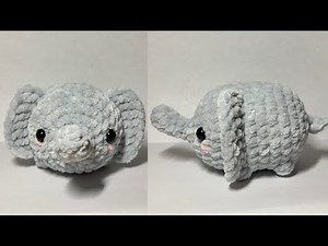 Crochet tutorial: No sew elephant ears