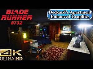 Virtual Tour of Deckard's Apartment | Blade Runner 9732 | 4K