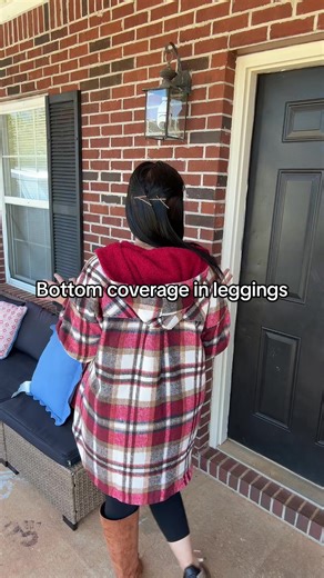 Plaid glannel shackets #shackets #plaid #flannels #leggingsoutfit #womenstops