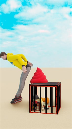 Epic Poop Battle #animation #funny #shorts