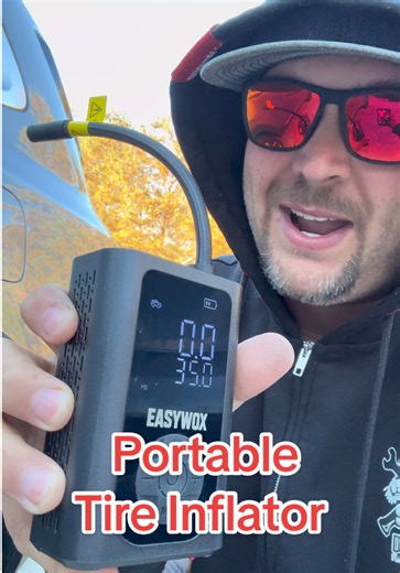 🔥 Meet the car gadget you didn’t know you needed! The Easywox Portable Wireless Tire Inflator is your all-in-one lifesaver for flat tires, low pressure, bike rides, sports gear, and more. No bulky machines, no gas station stress — just press a button and pump up to 150 PSI anywhere, anytime. 💨 150PSI Smart Air Pump 💡 Built-in LED light for roadside emergencies 🔋 Power bank function to charge your phone 📟 Easy-read digital display 🚴 Compatible with cars, bikes, balls & more 🔌 Wireless   co