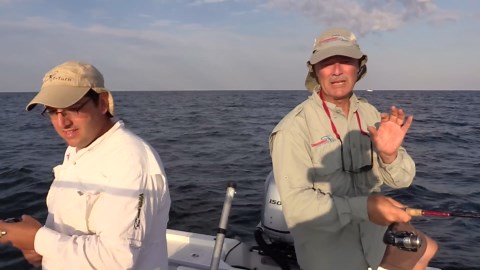 Jigging up walleye... eventually