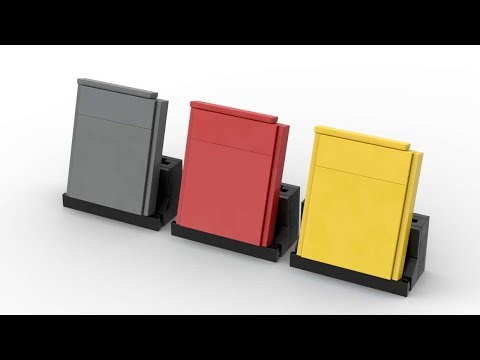 LEGO Instructions | How to make Cartridges for 72046 Game Boy like Tetris, Pokemon Red and Yellow