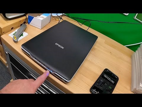 Epson Perfection V19 Scanner Comic Book Scan Speed Test and Review