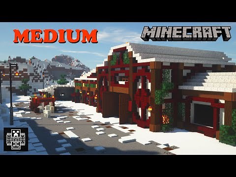 How to build Santa's House in Minecraft | Christmas House - [Tutorial]