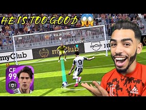 D. VLAHOVIĆ 99 RATED IS JUST UNSTOPPABLE 😱 GAMEPLAY REVIEW EFOOTBALL PES MOBILE