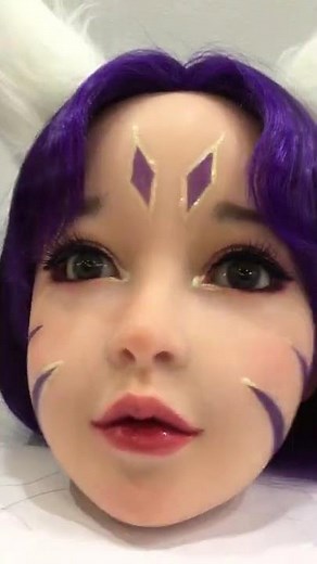 AXBDOLL silicone doll head.cosplay makeup