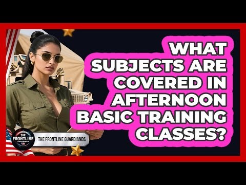 What subjects are covered in afternoon basic training classes?