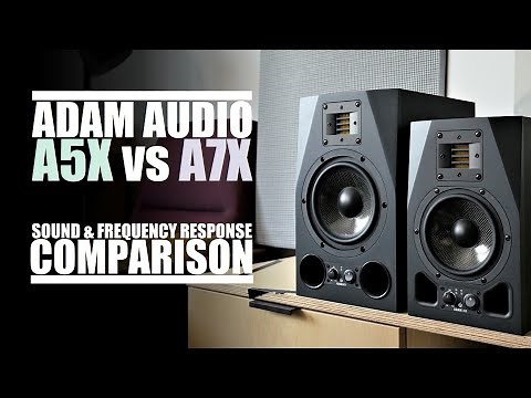 DSAUDIO.review || Adam Audio A5X vs Adam Audio A7X || sound.DEMO