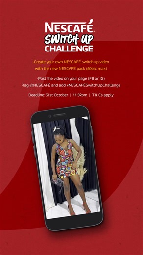 2.5K views · 462 reactions | Can you beat @lina_octave ’s switch up game?! 30 lucky fans will each win 1000ghc worth of shopping vouchers. Create yours and let’s see if you stand the chance of winning. Deadline: 31st October 11:59pm TsnCs apply #NESCAFÉSwitchUpChallenge #NESCAFÉNewlookSameCreamyTaste | NESCAFÉ | Facebook