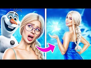 How to Become Frozen Elsa? Girl Extreme Makeover!