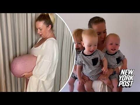 Mom’s giant baby bump that goes ‘straight out’ leaves the internet speechless