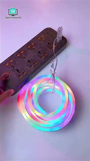 5m Longitud IC-RGB LED Neon Rope Strip Light😍 | Order Now✅